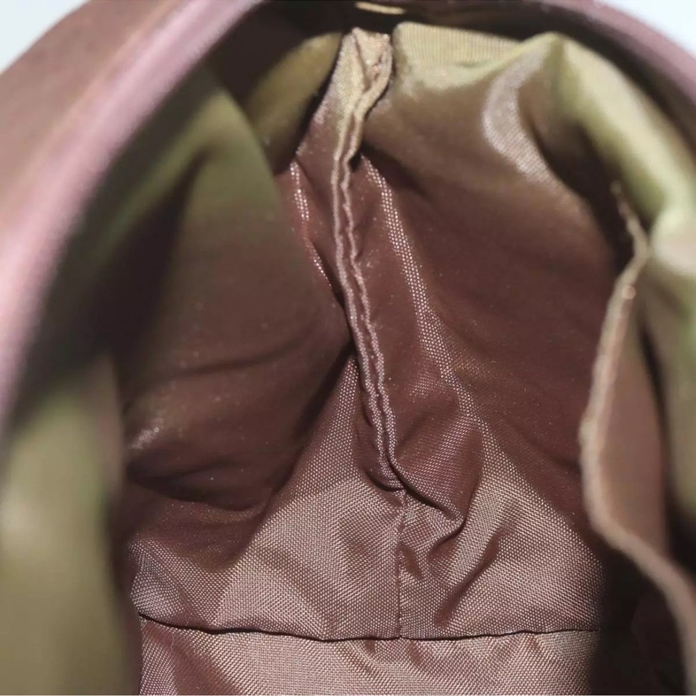 MCM Brown and Tan Satchel with Gold Hardware - Picture 16 of 16